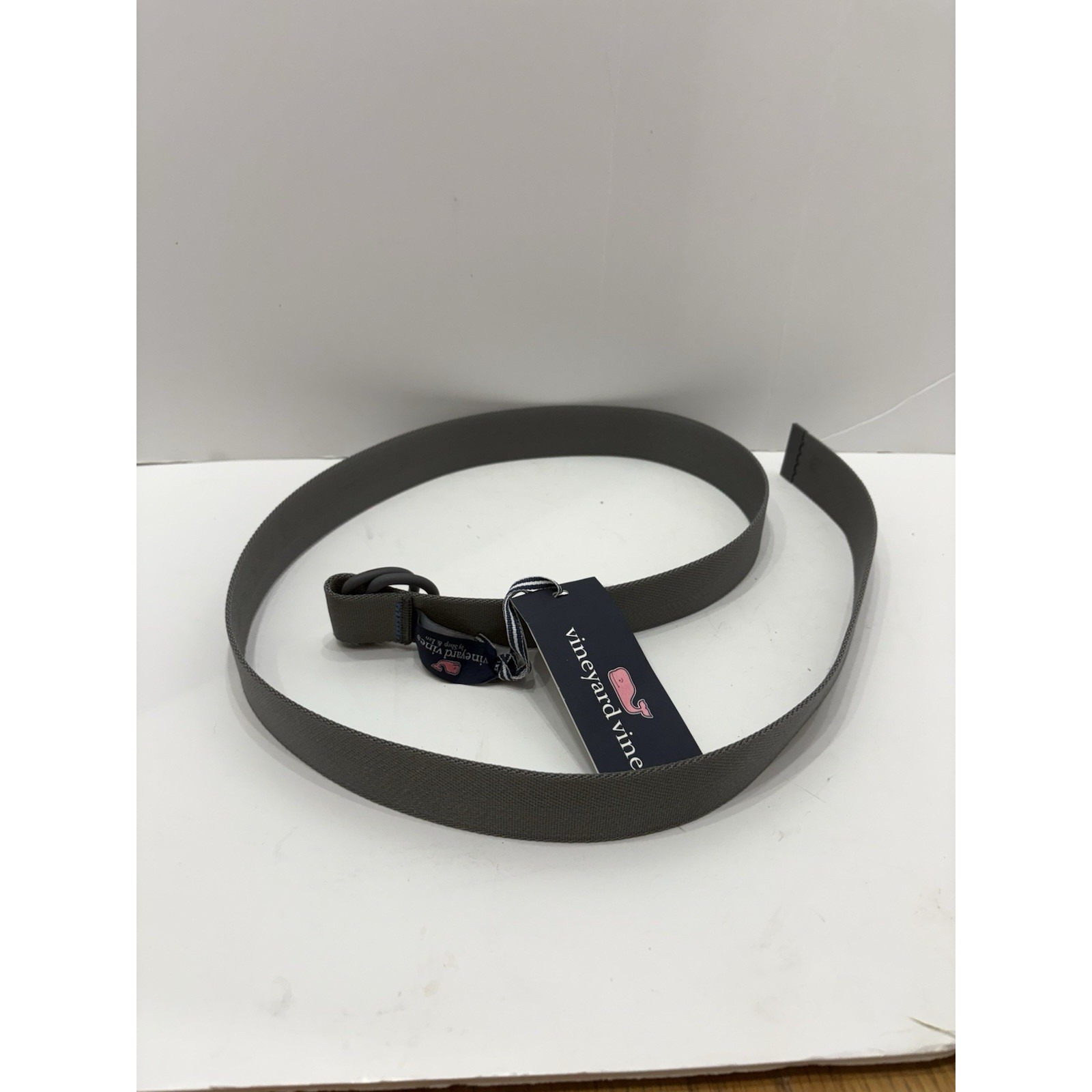 New Vineyard Vines Neon Pop Perfect Logo Gray Belt Habor Sz L (48")